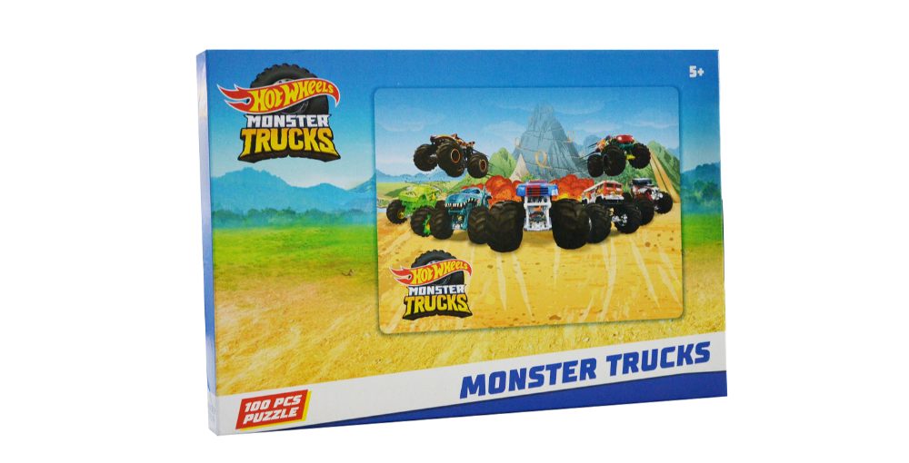 Hotwheels Monster Truck Puzzle 100Pcs