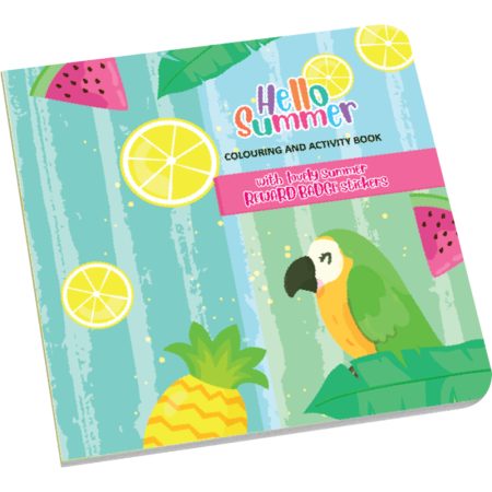 Hello Summer Coloring and Activity Book front