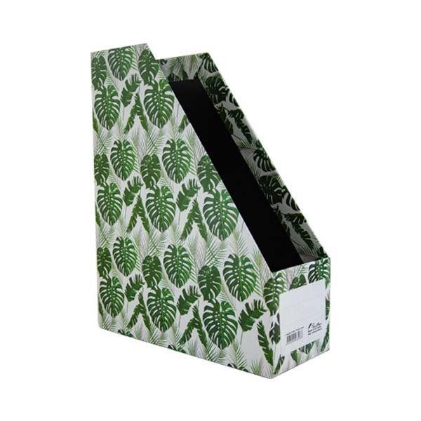 BX3988 Panther Magazine Holder Tropical Leaves Front Angle Single L 1