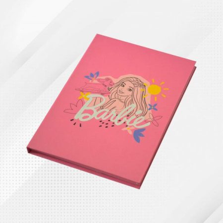 Barbie Camping A5 Diary Notebook - Front