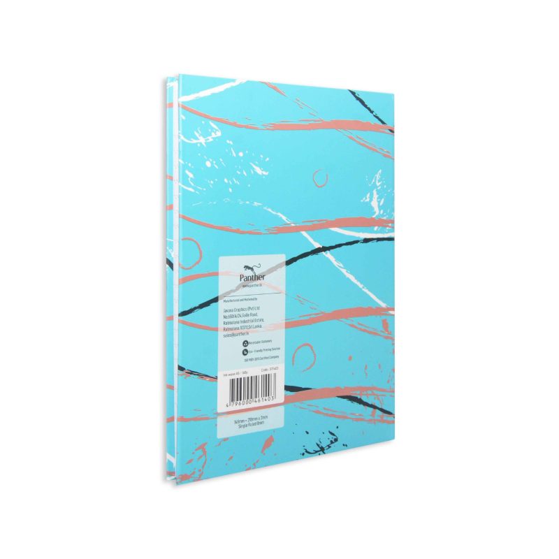 Panther ink wave diary A5 back