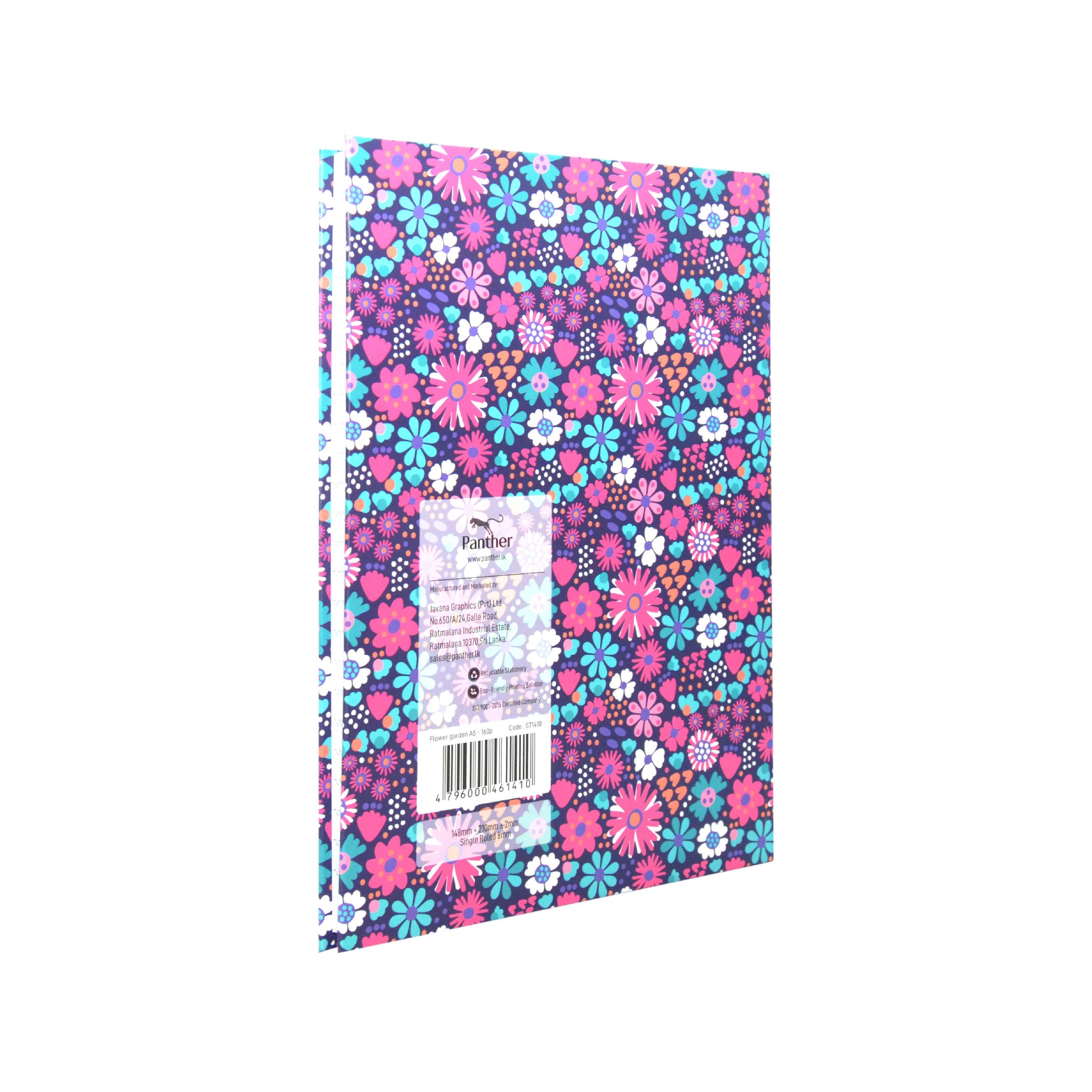 ST1410 Flower Garden A5 Diary Notebook 03 scaled