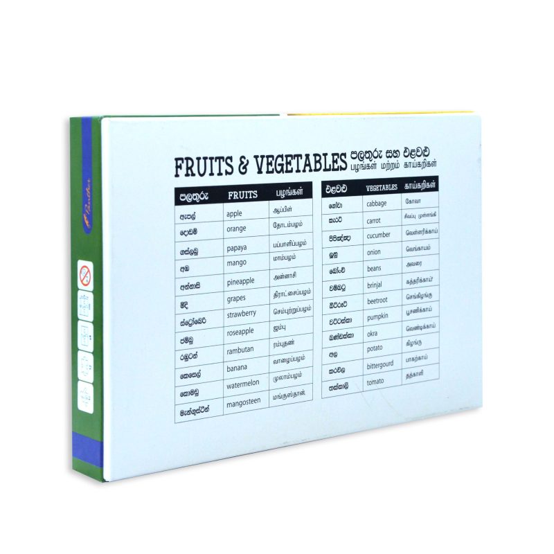 Fruits and Vegetables Puzzle - box back