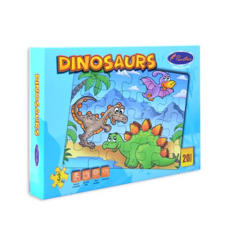 Dinosaurs Puzzle 20pcs x 2puzzles -front