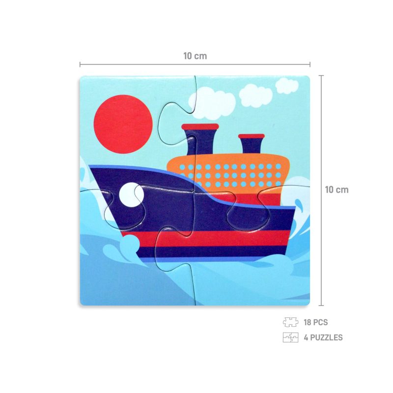 Baby Puzzle Transport 4 puzzles 1 puzzle image SAMPLE