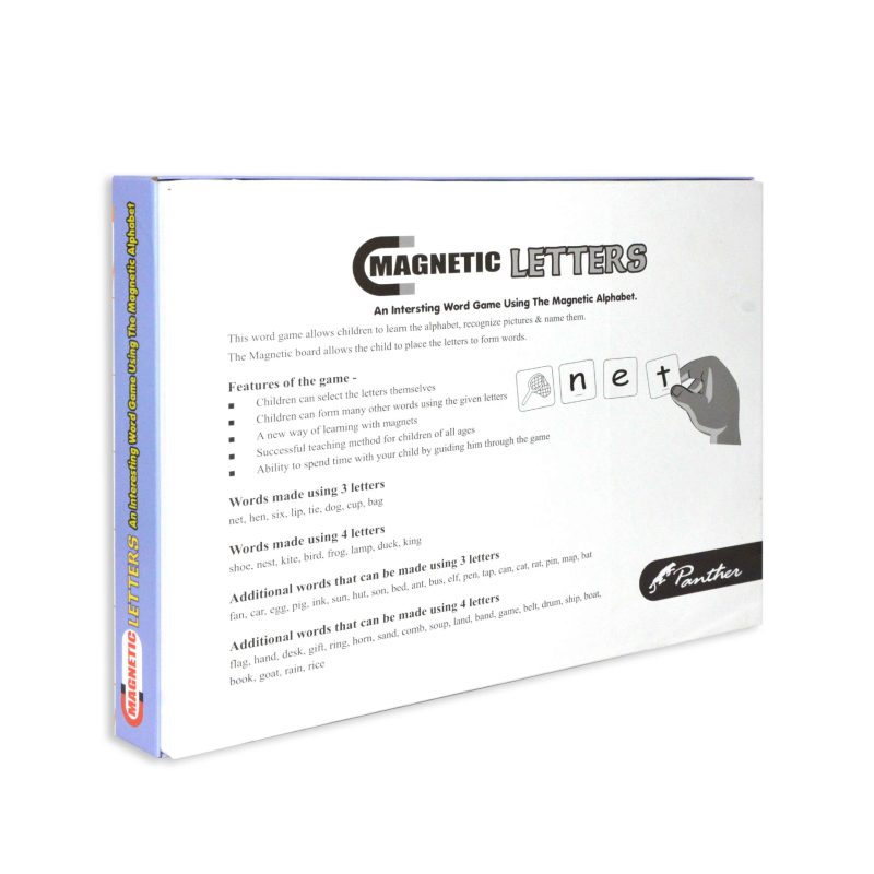 Magnetic Letters English 56 tiles back