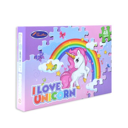 I Love Unicorn Puzzle 48pcs front cover