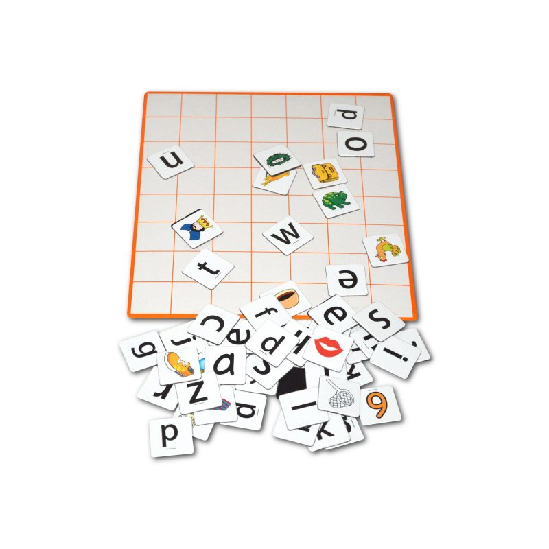 Magnetic Letters English 56 tiles and playboard 2