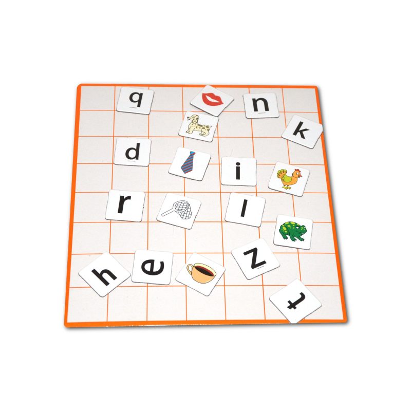 Magnetic Letters English 56 tiles and playboard