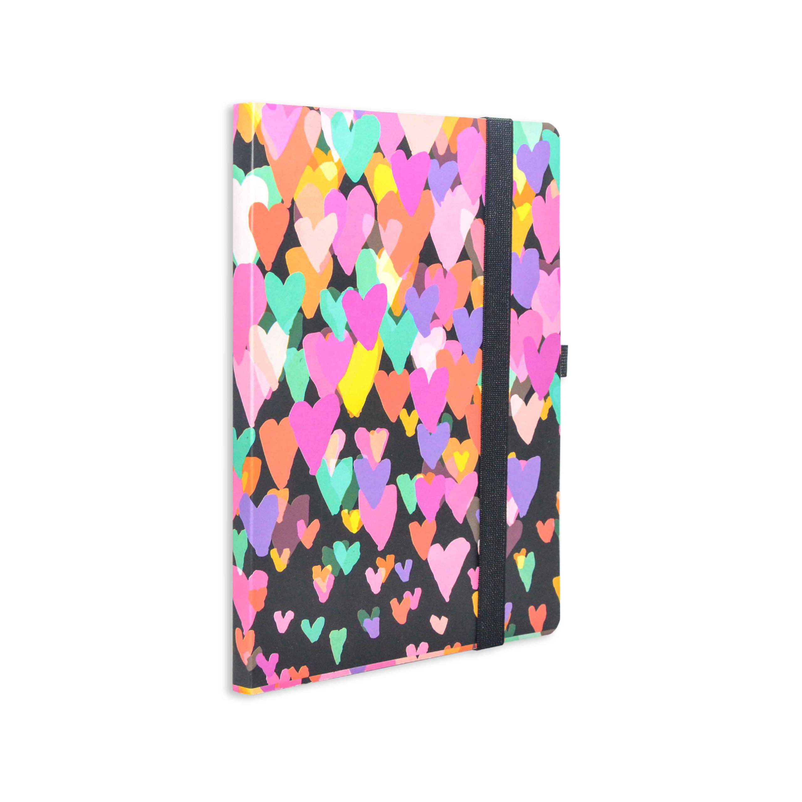 ST1397 Rainbow Hearts A5 Journal 160P 01 scaled