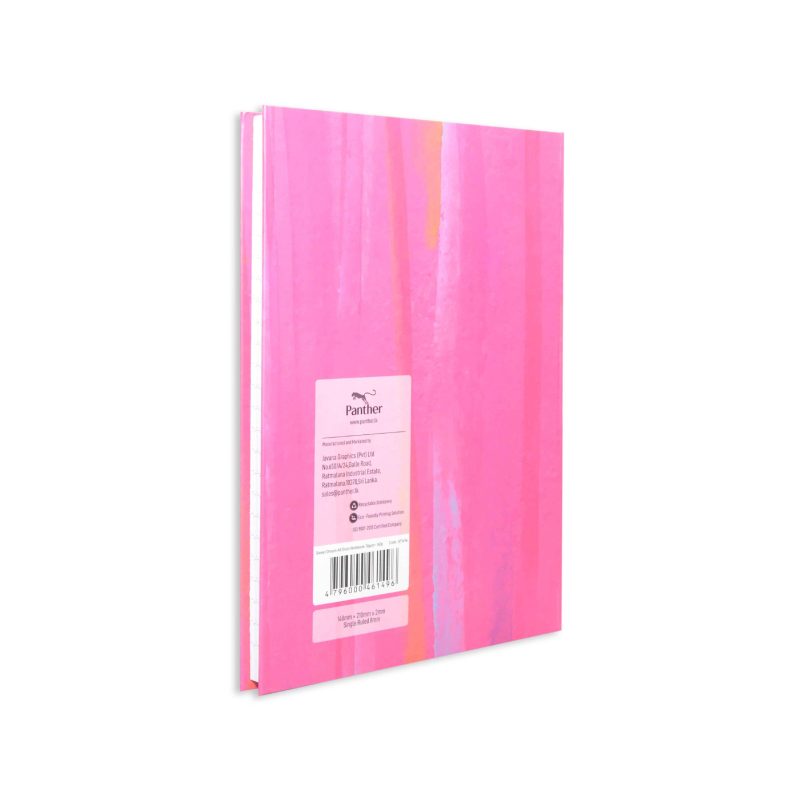 Panther sweet dream diary A5 back