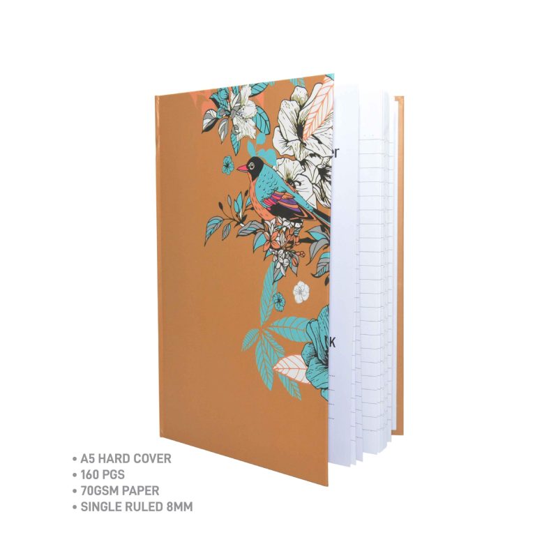 Panther Bird Song diary A5 front