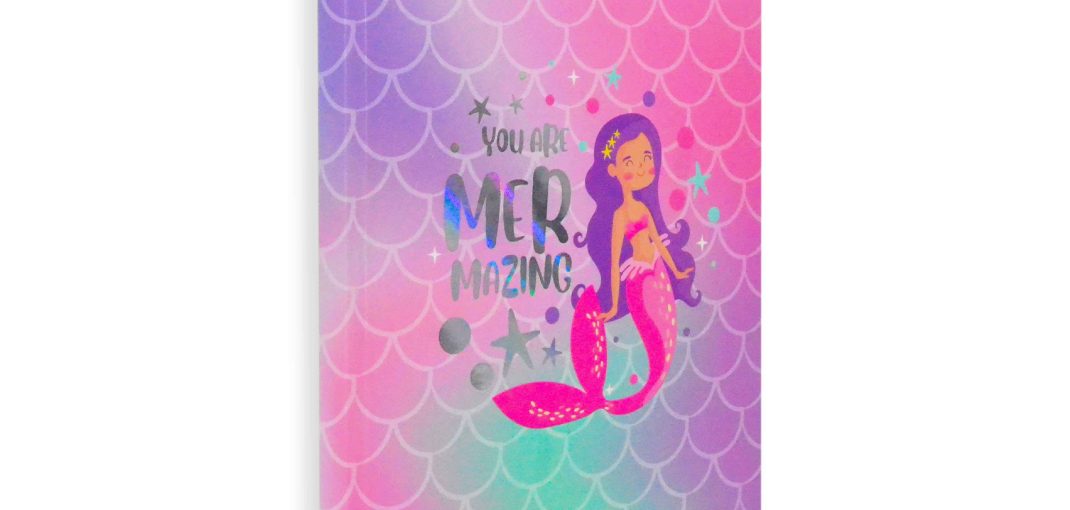 Mermaid A5 Diary Notebook 160p front cover 2