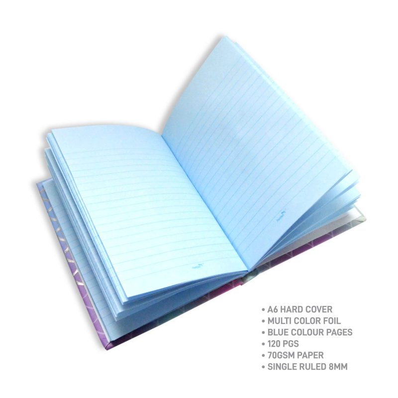 Mermaid - A6 Note Book Ruled 120 pgs -inside