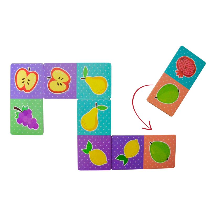 Domino LV 01 - Fruits 20PCS how to play