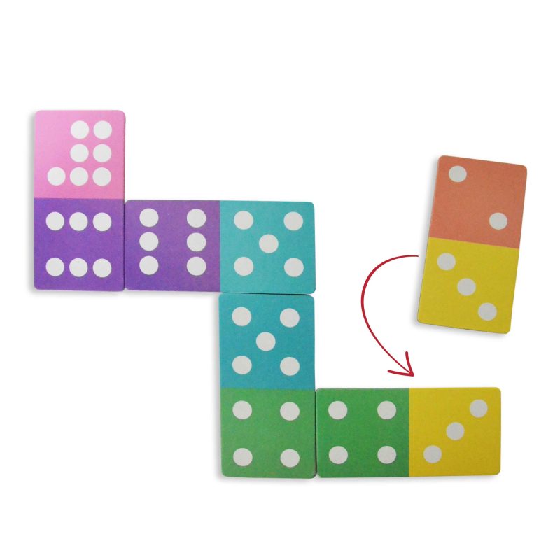 Domino LV 02 - Dots 20PCS how to play