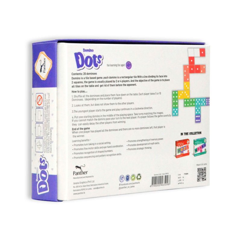 Domino LV 02 - Dots 20PCS back