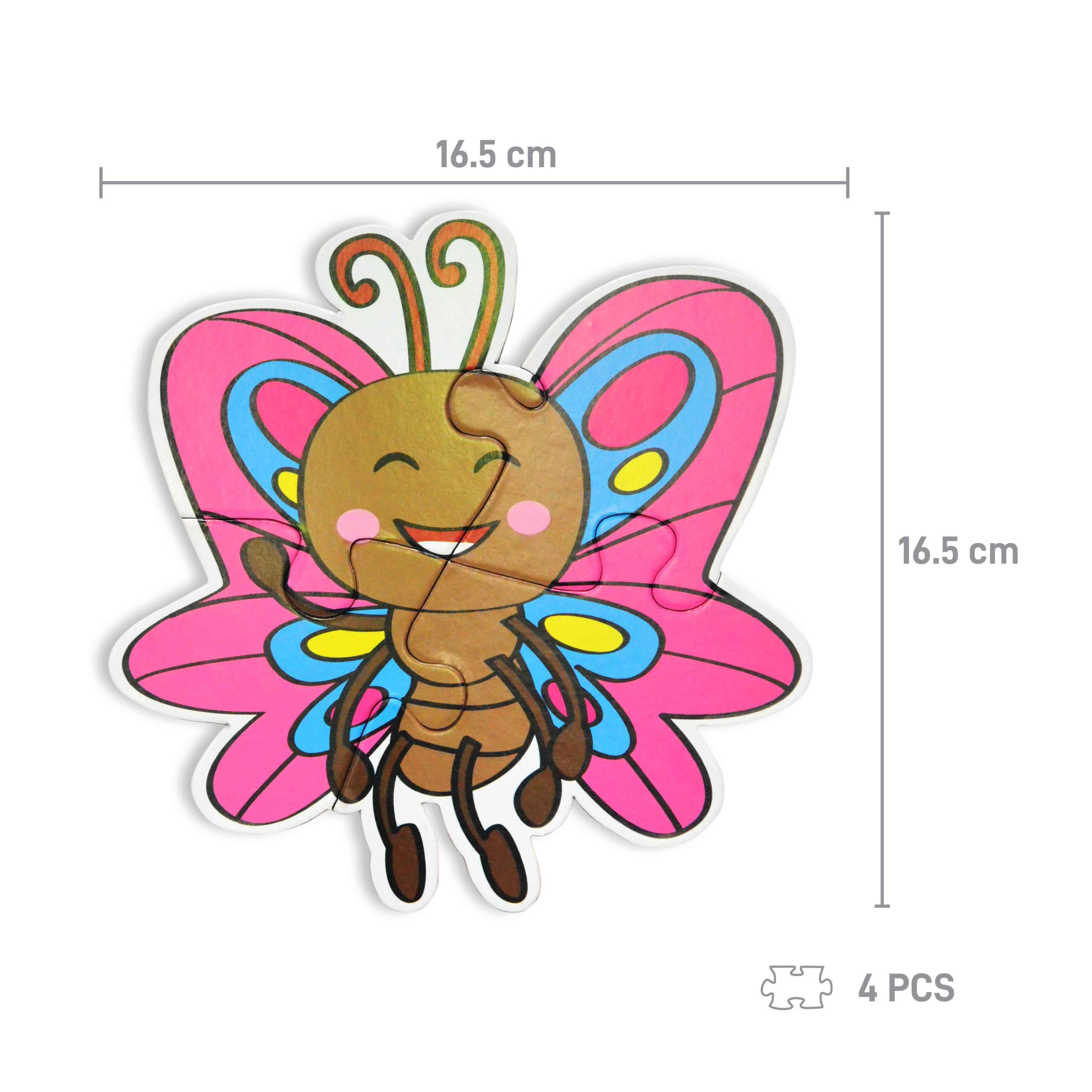 TY7733 Cute Bugs 4 shaped puzzles 04 scaled