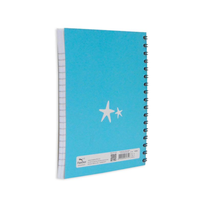 Mermaid A6 Spiral Note Book - 100p back