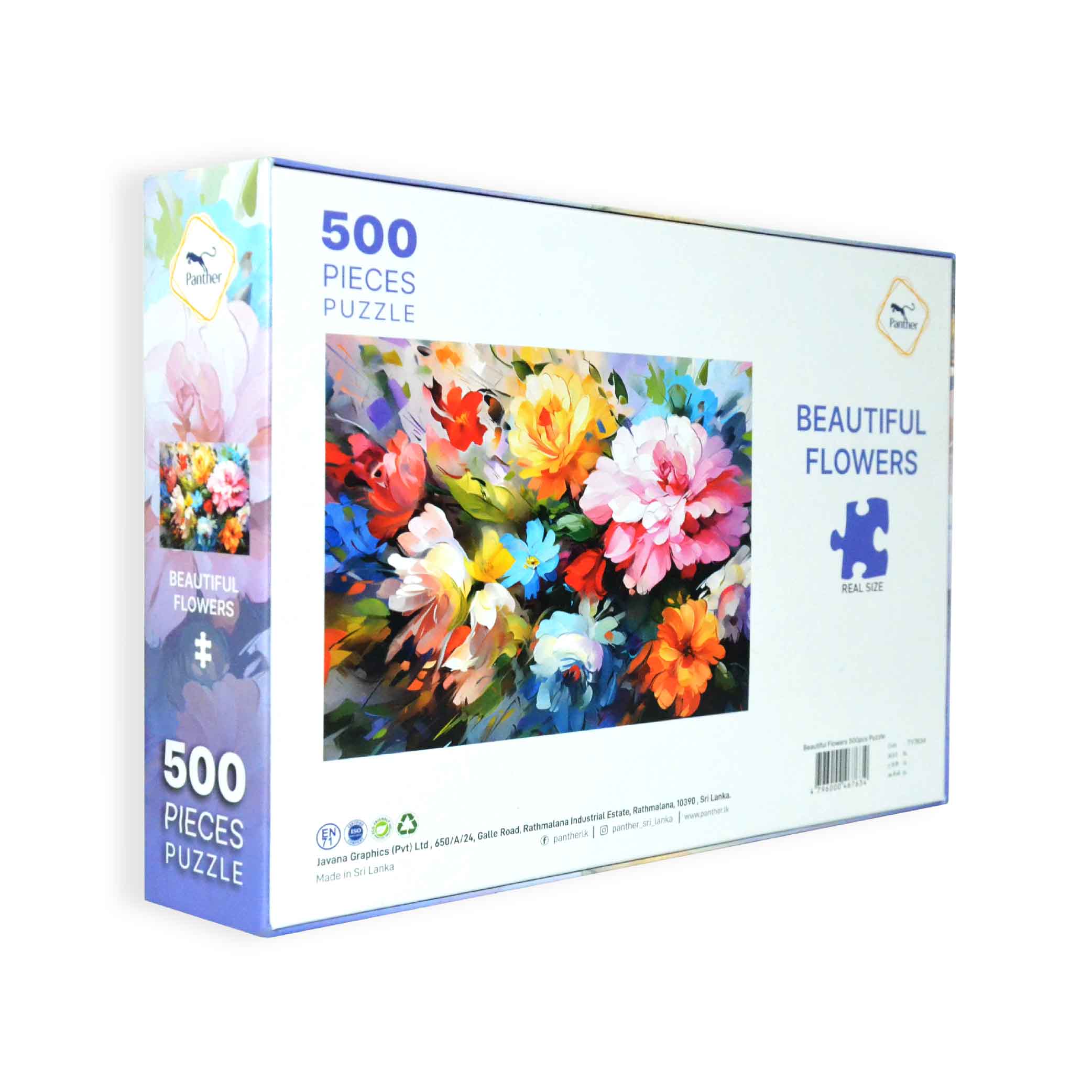 TY7634 Beautiful Flowers 500pcs Puzzle 03