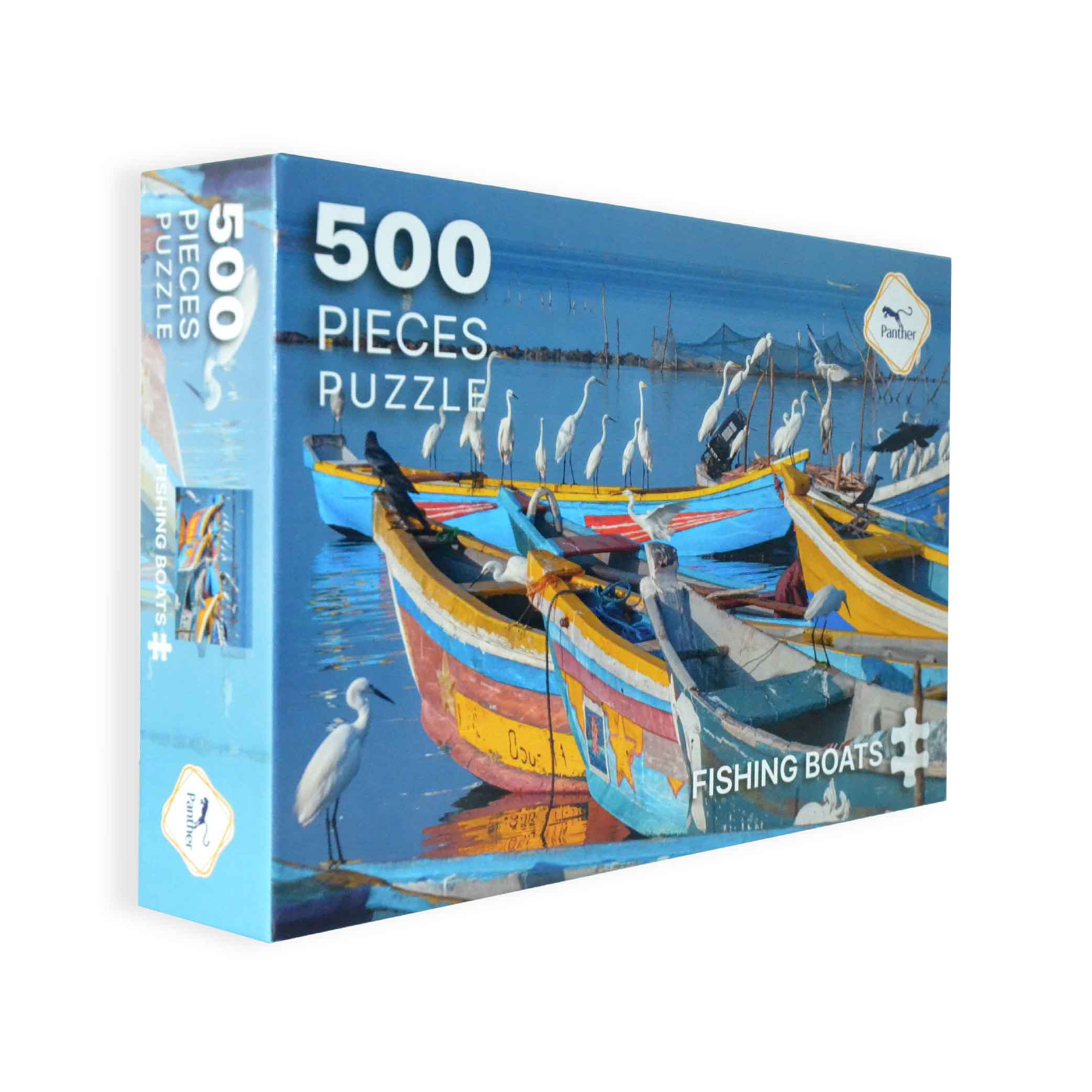 TY7641 Fishing Boat 500pcs Puzzle 01