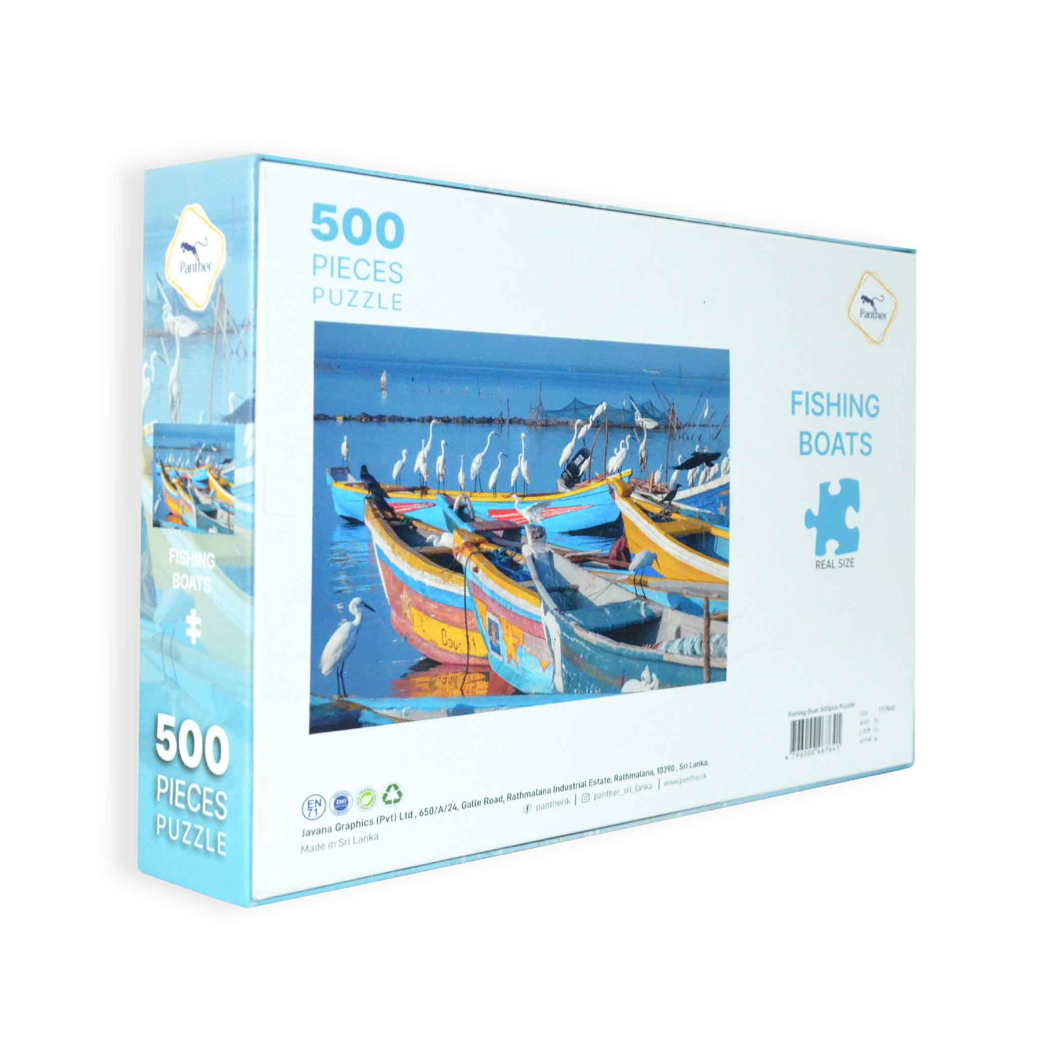 TY7641 Fishing Boat 500pcs Puzzle 03