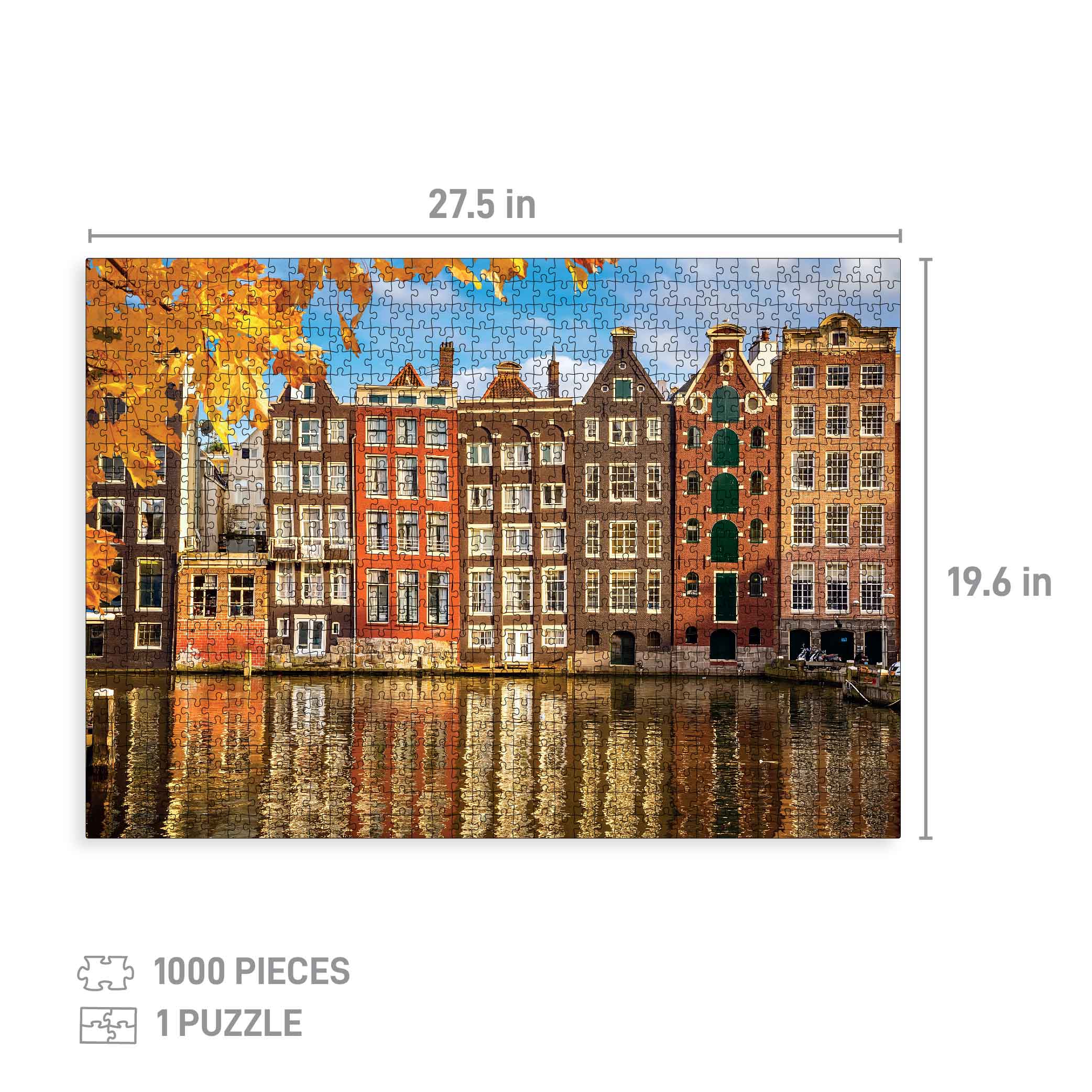 TY7658 Building In Amsterdam 1000pcs Puzzle 02