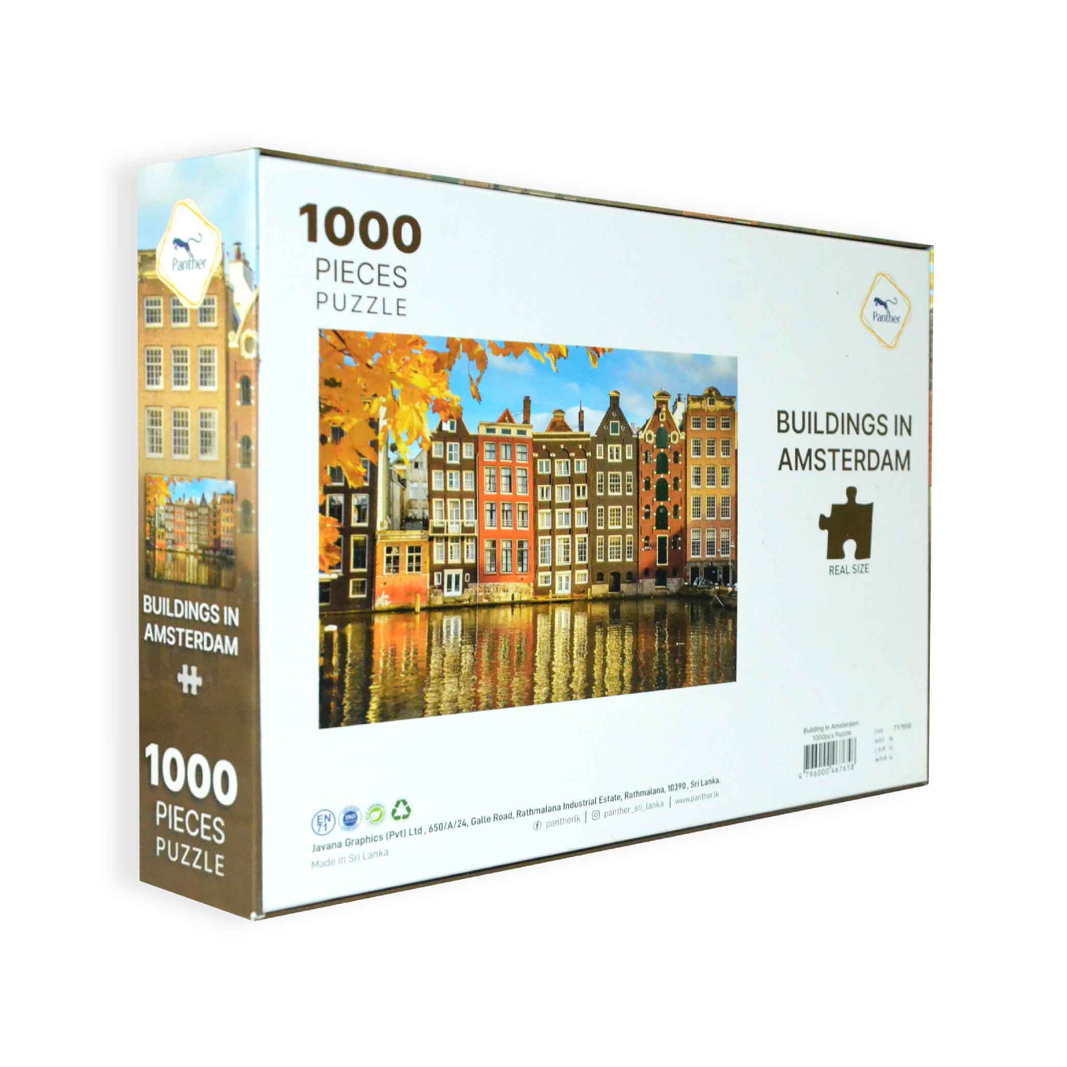 TY7658 Building In Amsterdam 1000pcs Puzzle 03