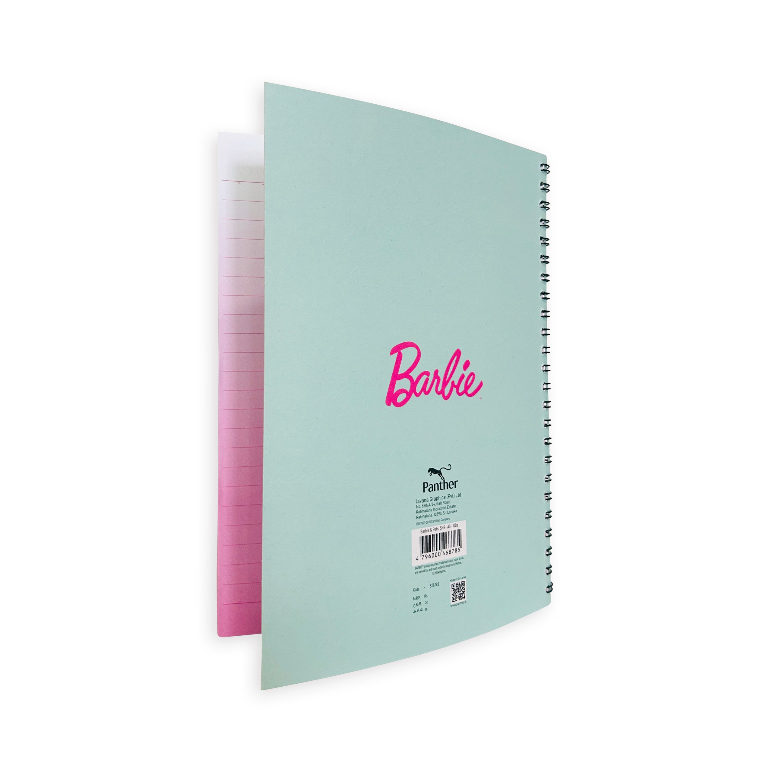 Barbie & Pets Spiral Notebook