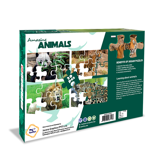 Amazing Animals 20 Pcs Puzzles - Image 4