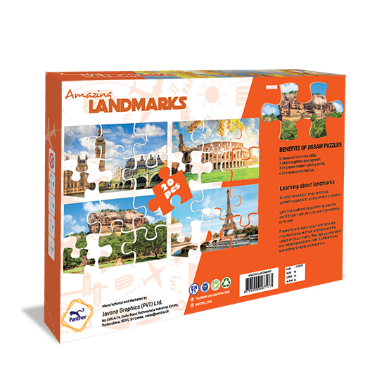 Amazing Landmarks 20 Pcs Puzzles - Image 4