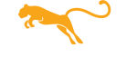 panther logo white