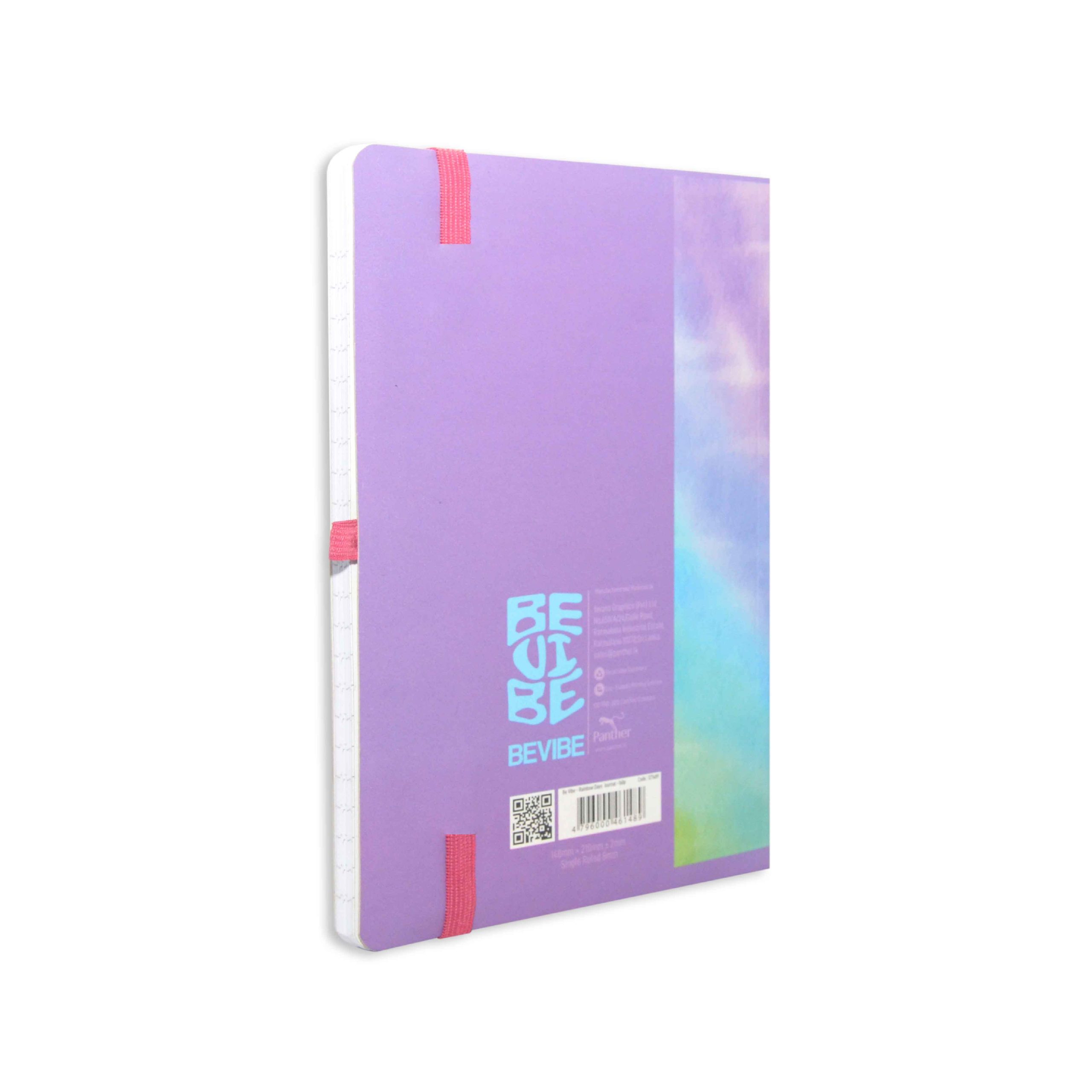 bevibe rainbow days soft cover journal 160p