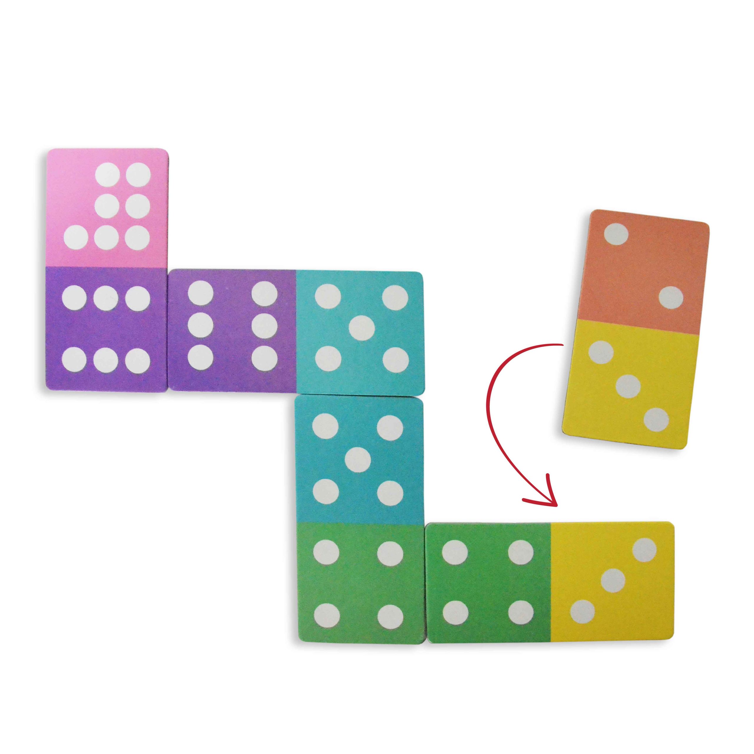 domino lv 02 dots 20pcs