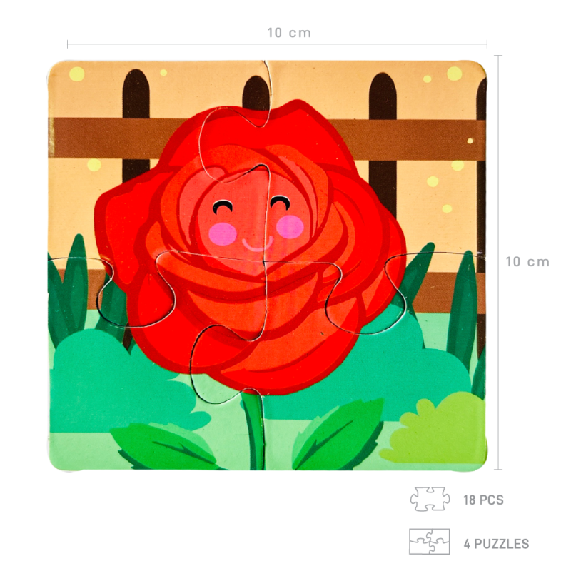 Baby Puzzles Flowers 02
