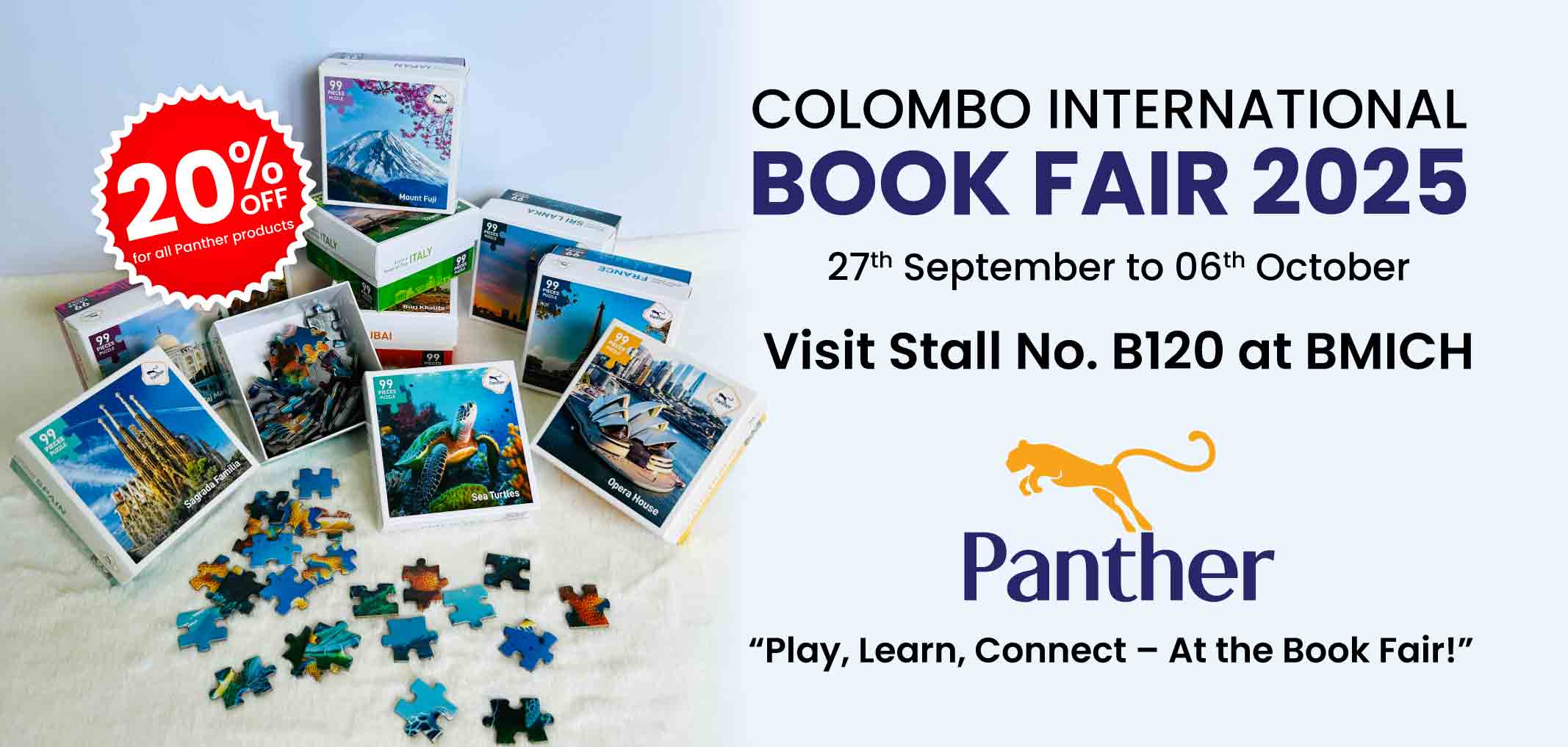 Panther Colombo Bookfair 2025 20percent discount