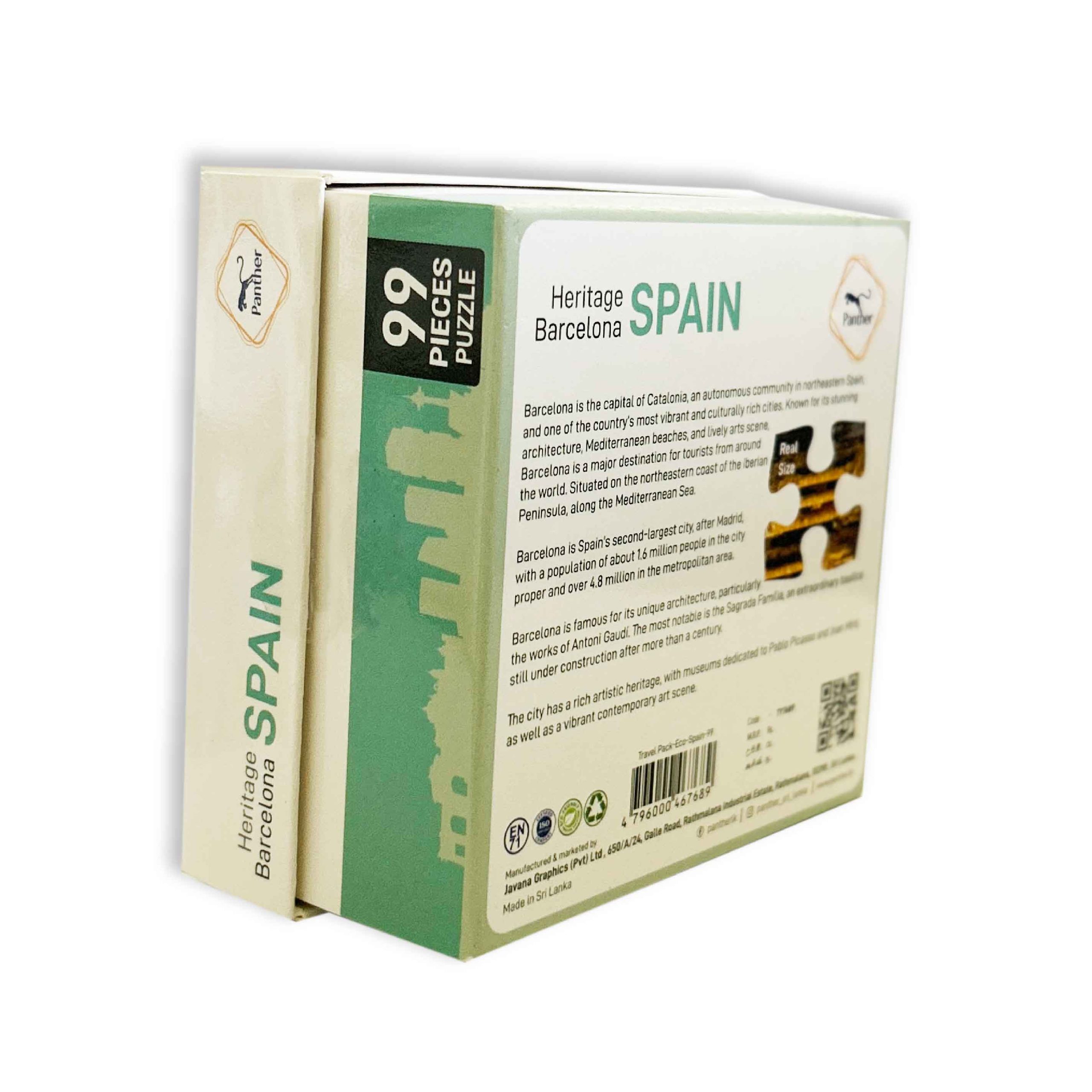 Eco Travel Pack Spain 99 Pcs Puzzle - Image 2