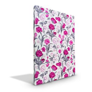 A4 Hard Pink & Purple Hardcover – 200Pages