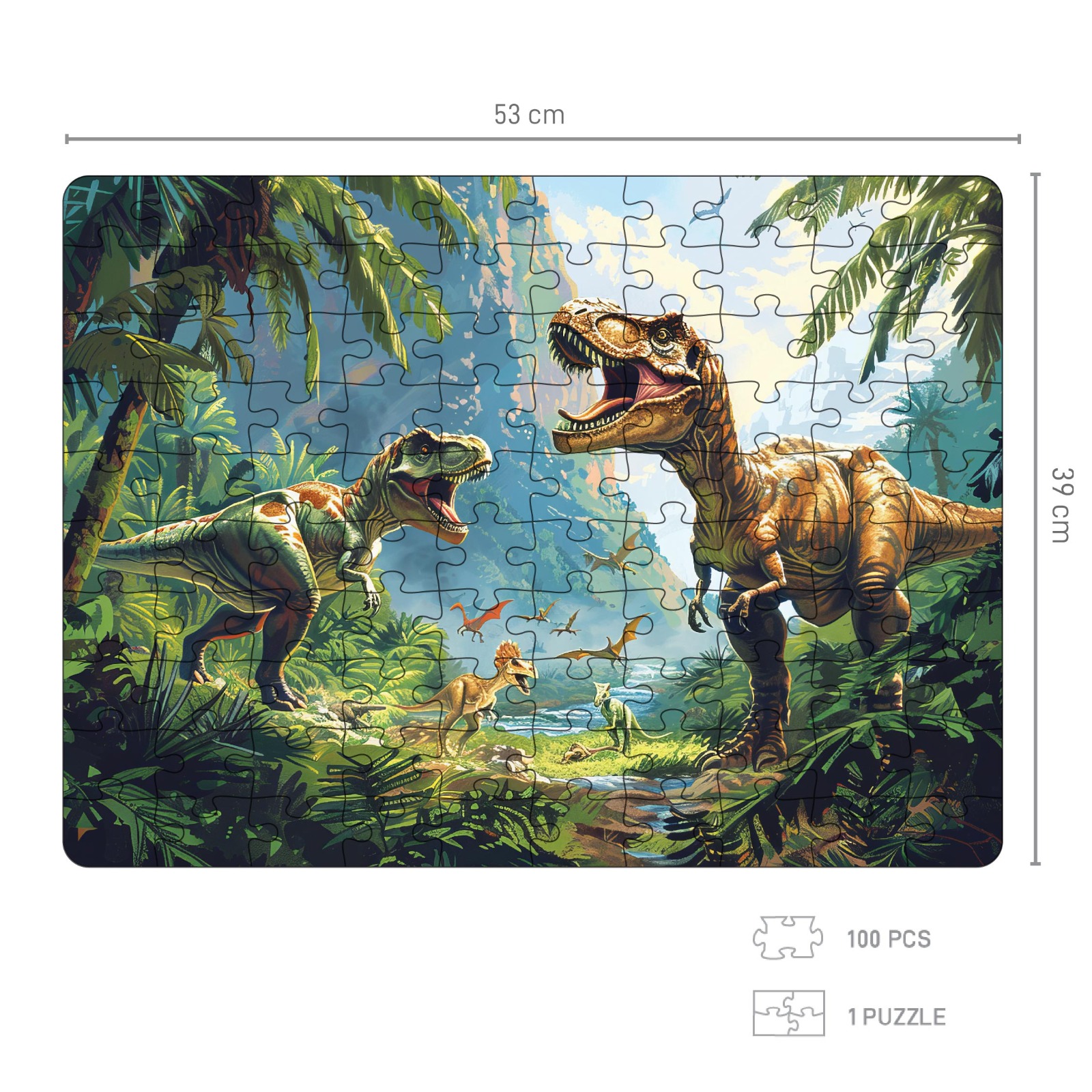 DINO VALLEY 100 PCS PUZZLE - Image 2