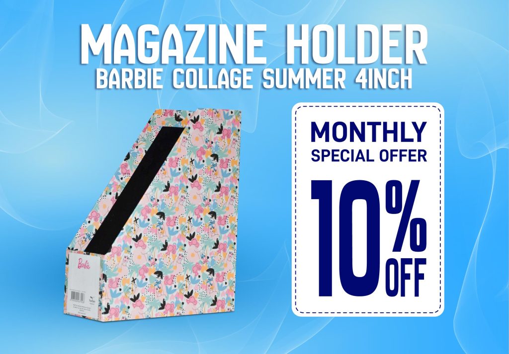 PROMO-BAnner-Magazine-Holder-–-Barbie-Collage-Summer-4inch