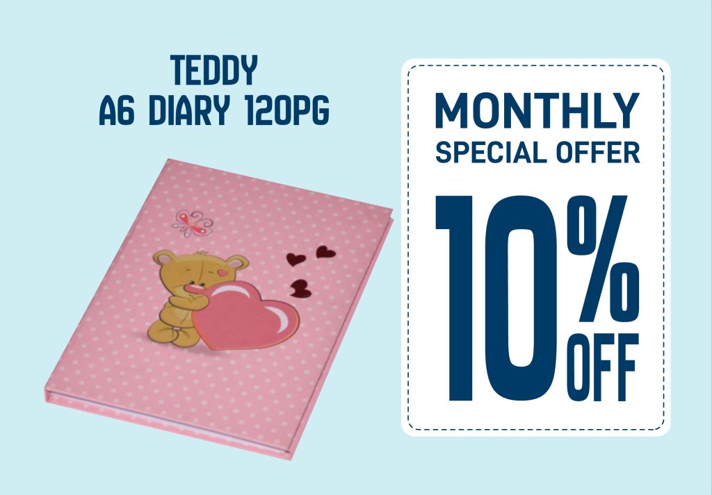 PROMO-Banner-Teddy-A6-Diary-Notebook
